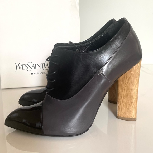 AUTHENTIC YSL OXFORD HEELS - Picture 1 of 10